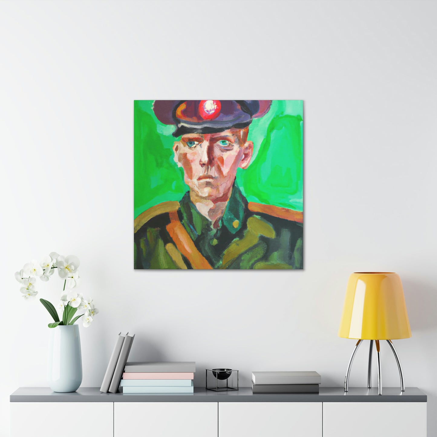 "Supply Sergeant Fauvism" - Canvas