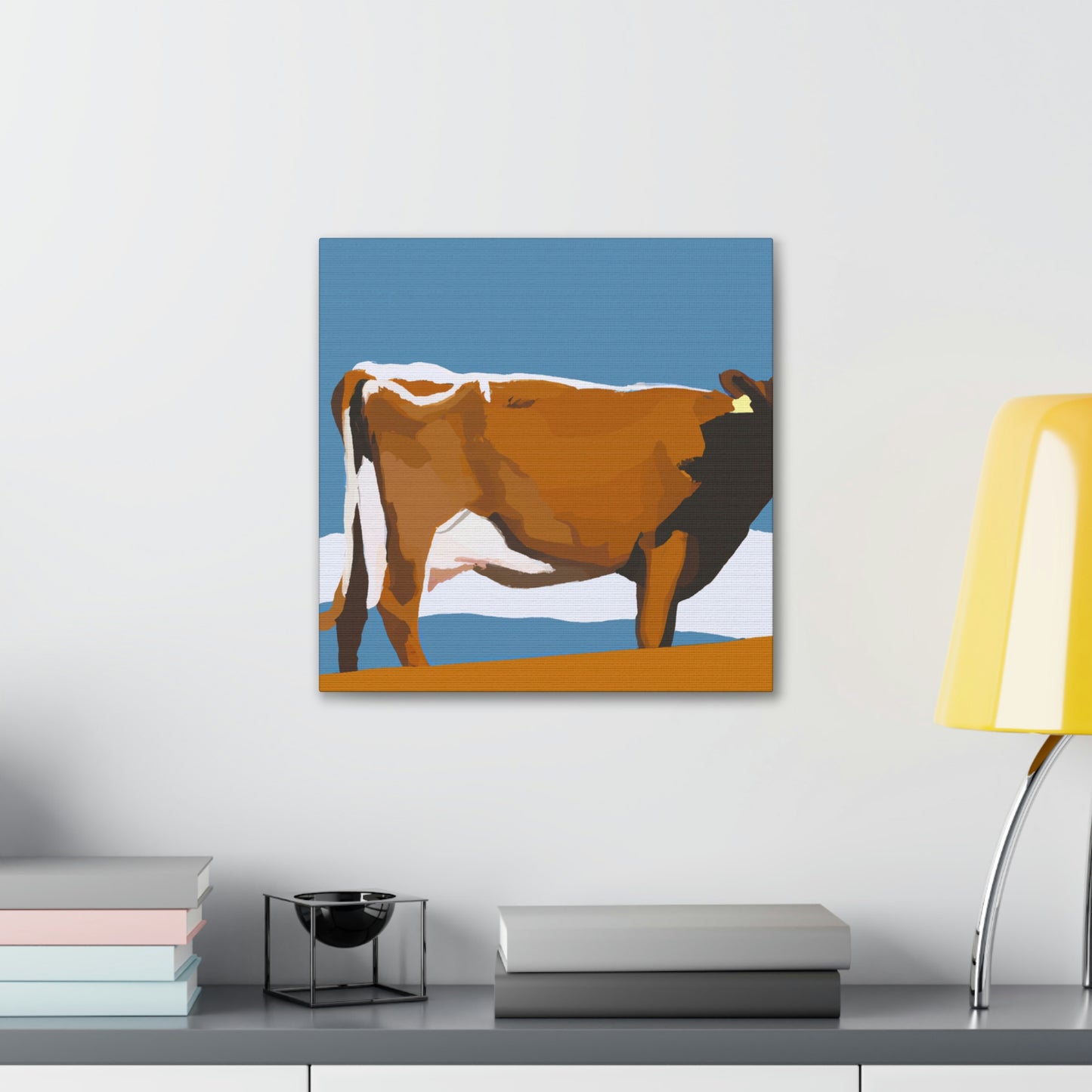 "Jersey Cow Contemplation" - Canvas