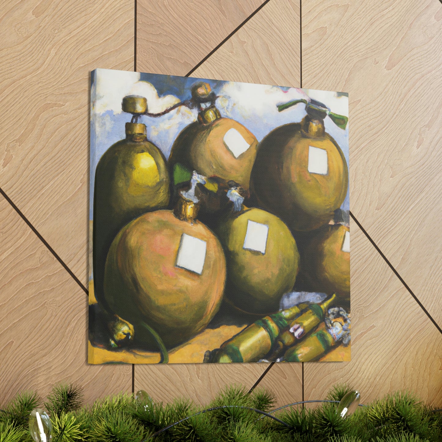 "Grenades in Surreality" - Canvas