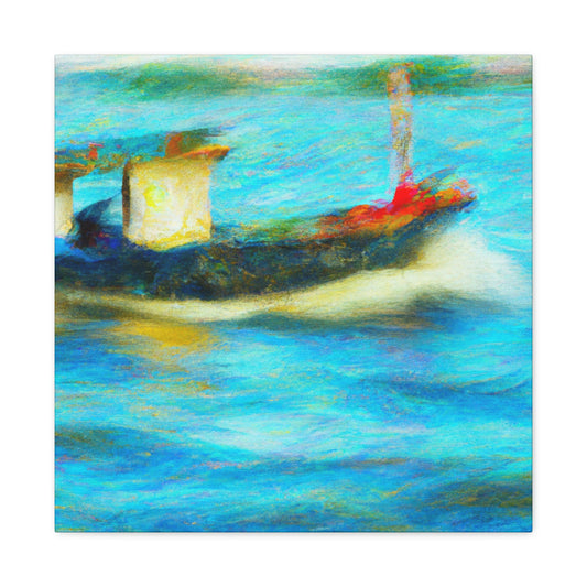 Boats on the Shore - Canvas