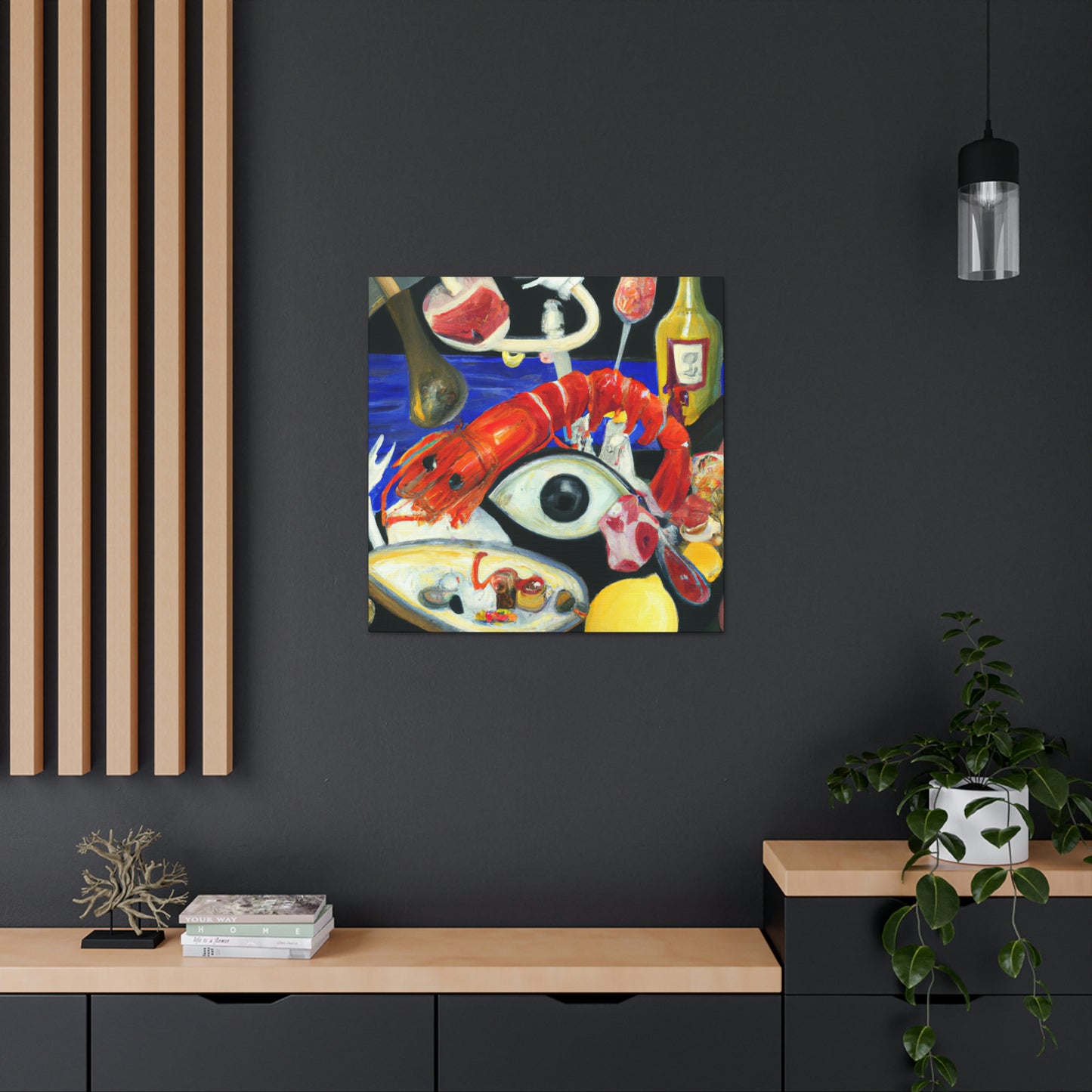 Seafood Dreamscape. - Canvas