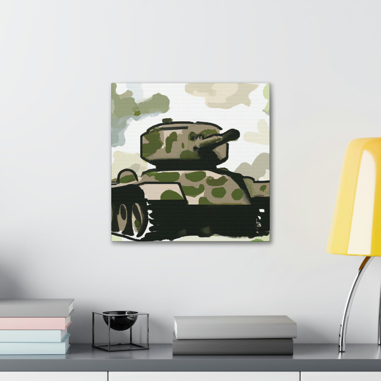 "Tank in Turmoil 1945" - Canvas