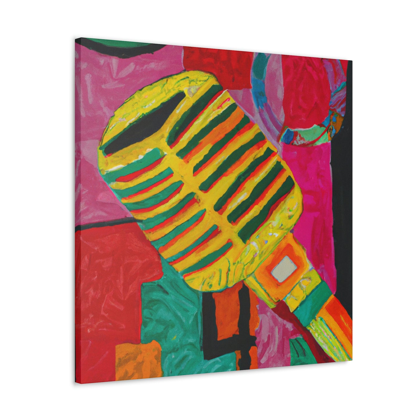 "Voice of the Microphone" - Canvas