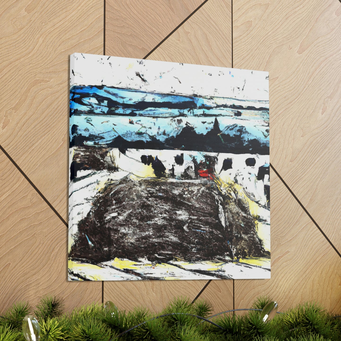 Hayfield in Dreamland - Canvas