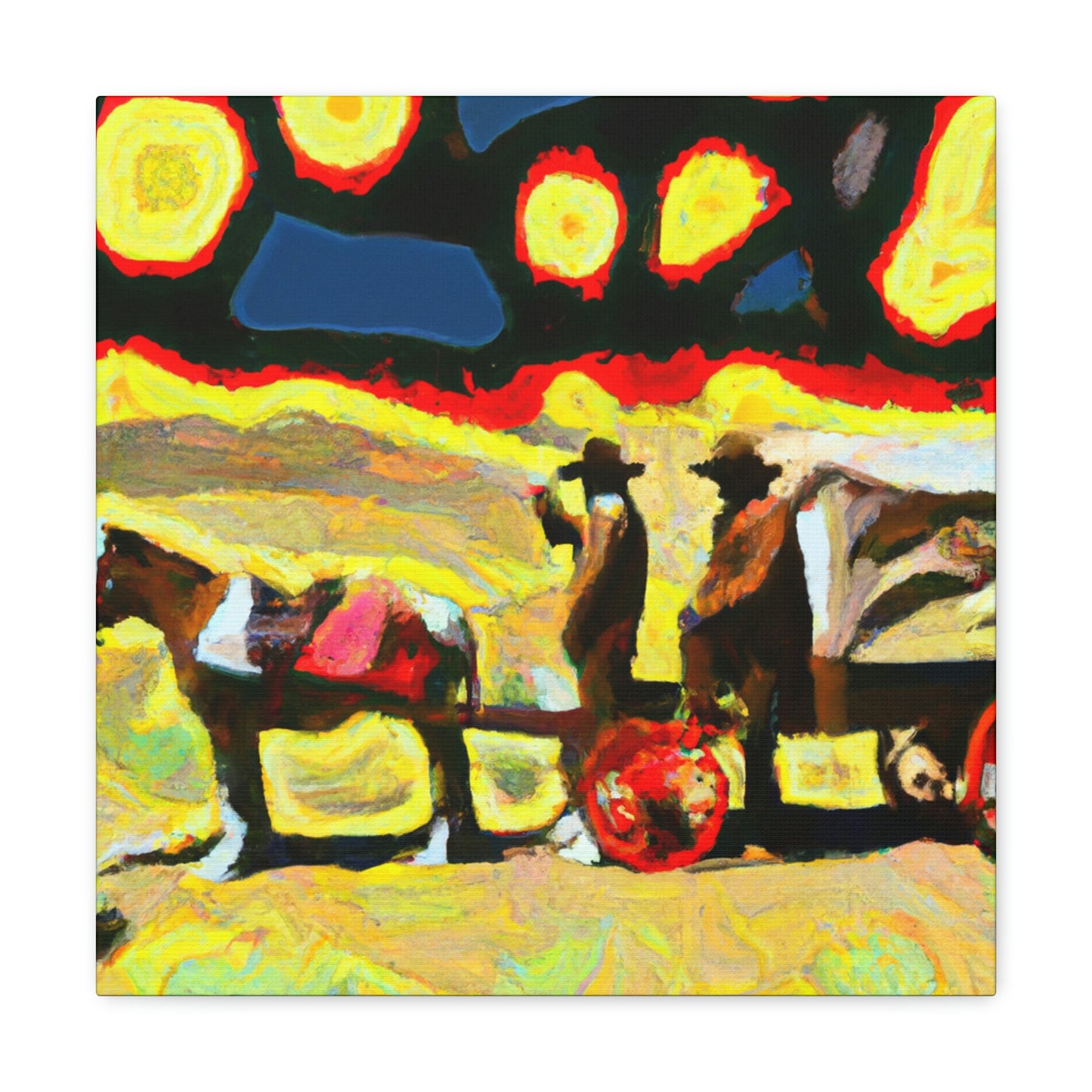 "Chuck Wagon Adventure" - Canvas