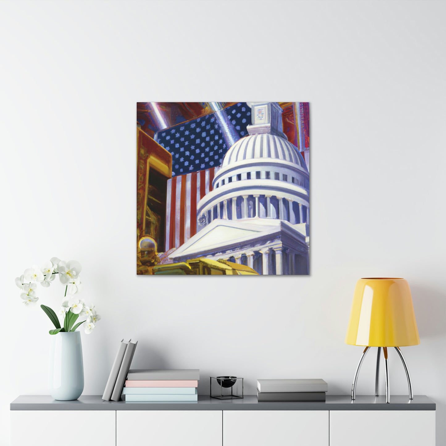 "Independence Hall Triumphant" - Canvas