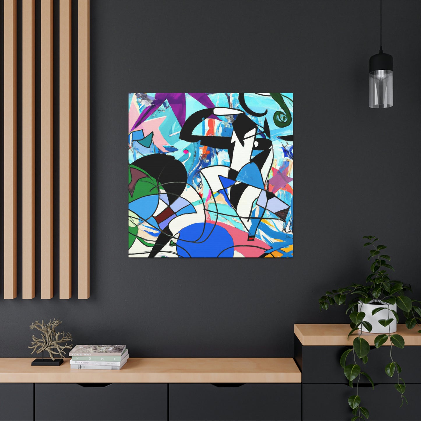 Neptune in Art Deco - Canvas