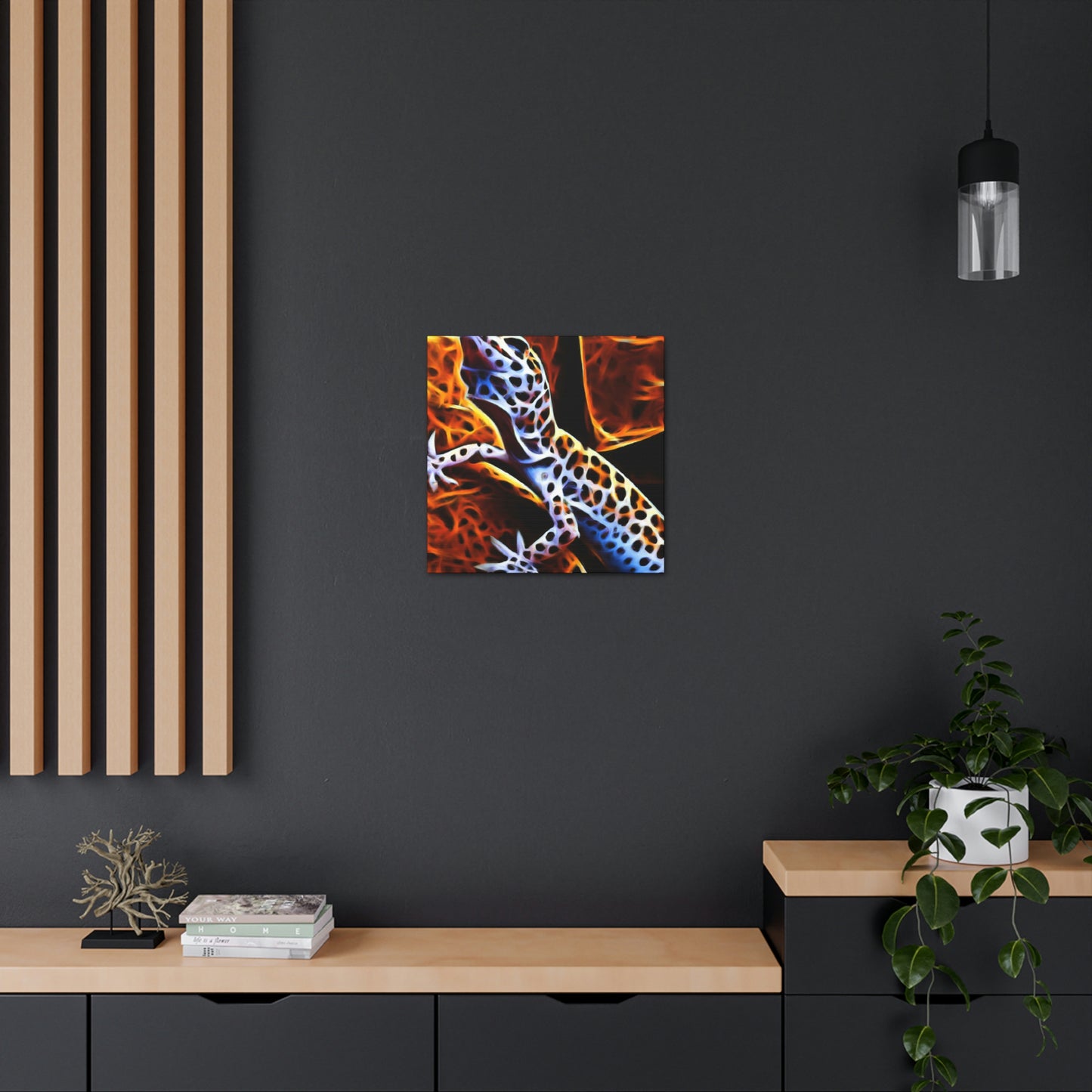 Leopard Gecko Reflection - Canvas