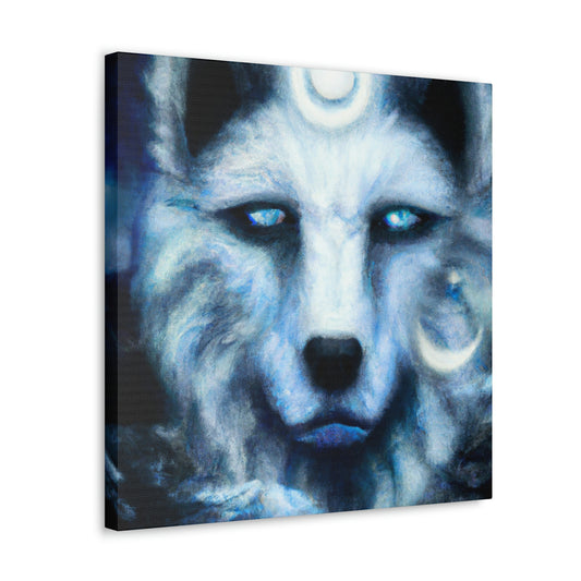 "Arctic Wolf Majesty" - Canvas