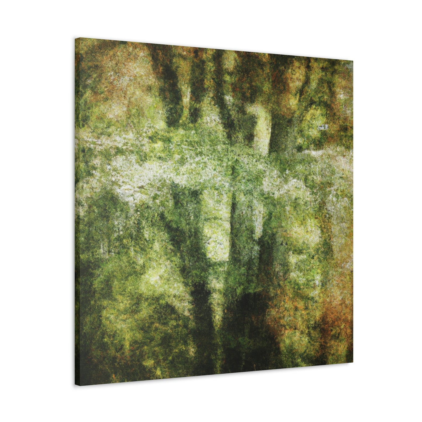 "Beeches in Impasto." - Canvas