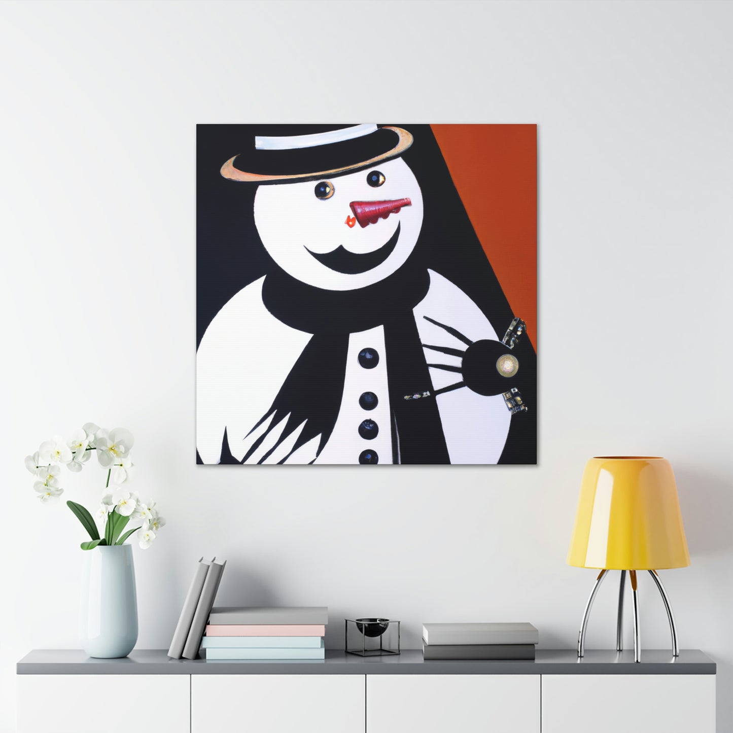 "Frosty's Silent Majesty" - Canvas