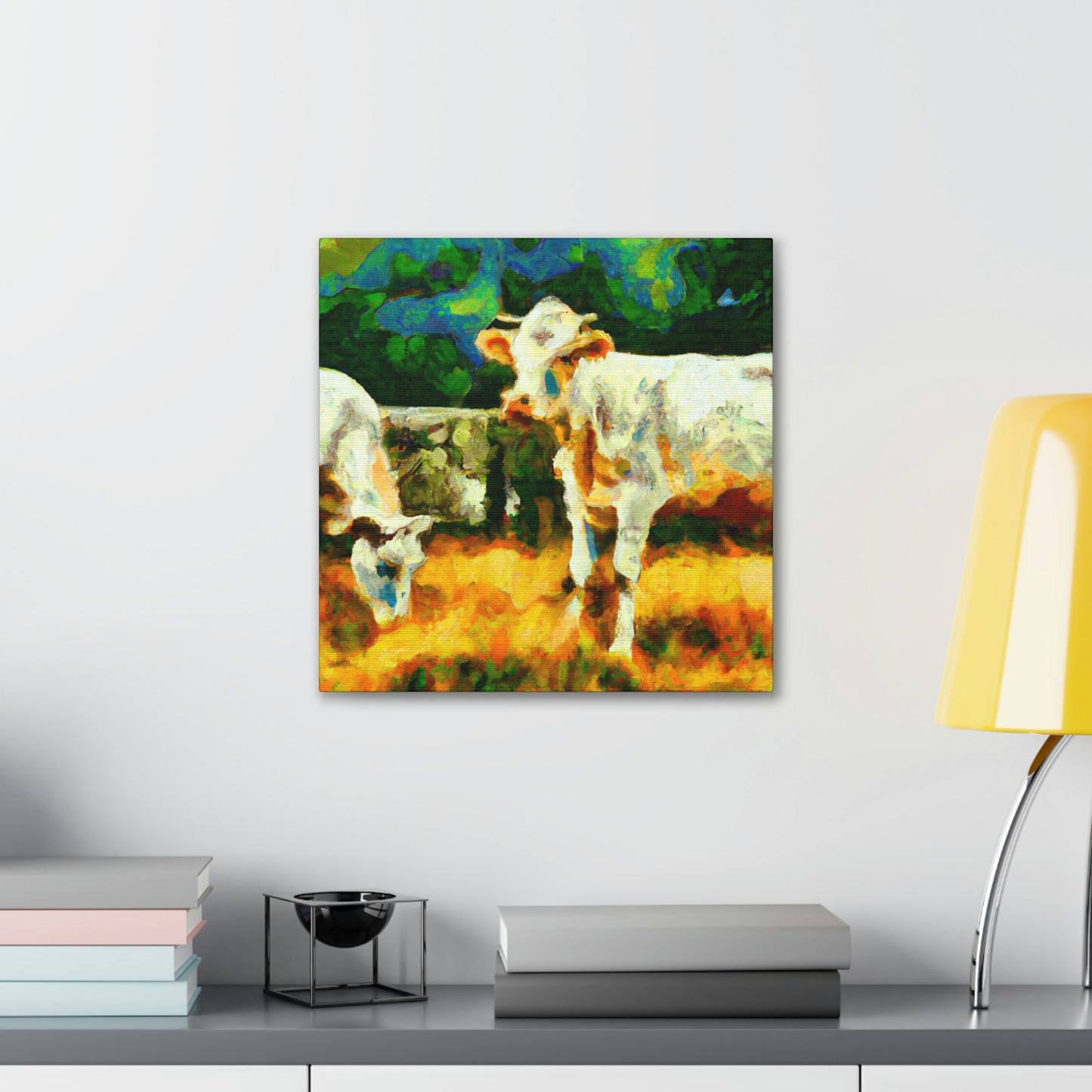 "Jersey Cow Visionary" - Canvas