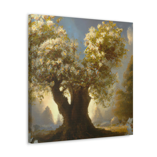 "Magnolia Tree Reflection" - Canvas