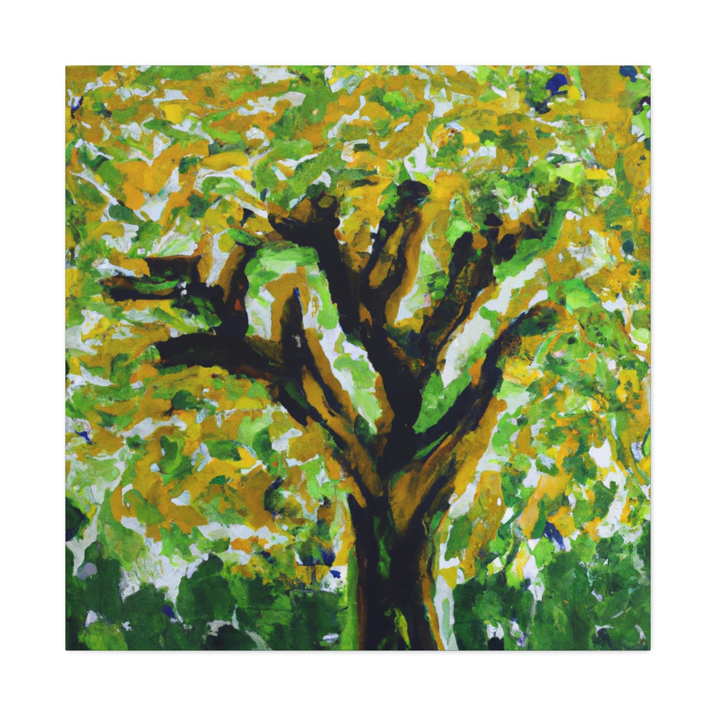 Elm Tree Expressionism - Canvas