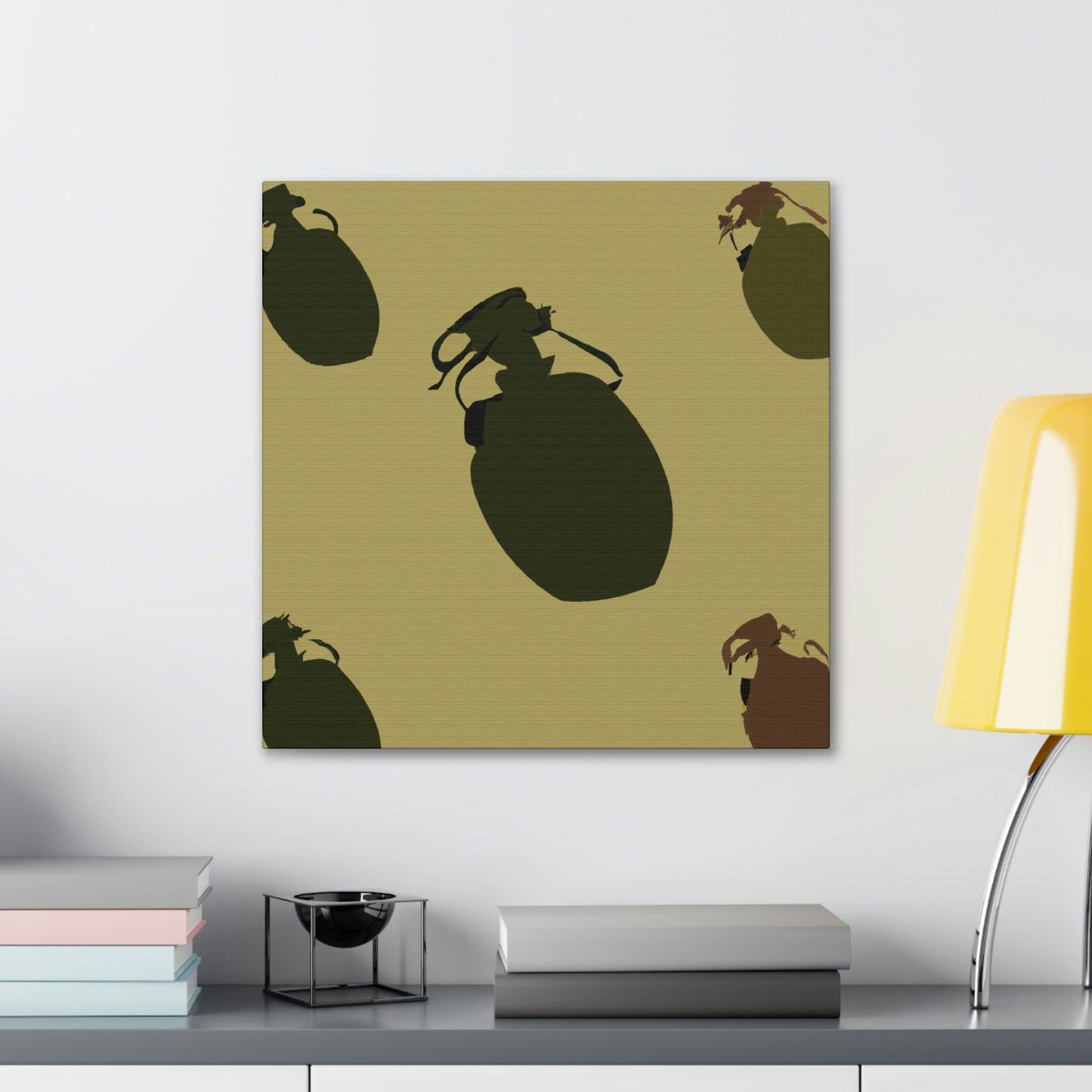 Grenades: Minimalist Art - Canvas