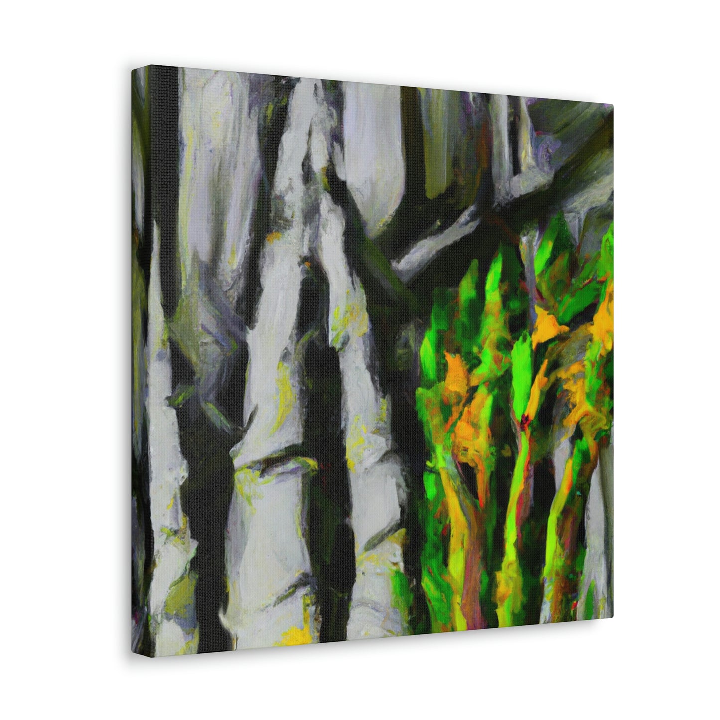 "Asparagus Abstract Expressionism" - Canvas