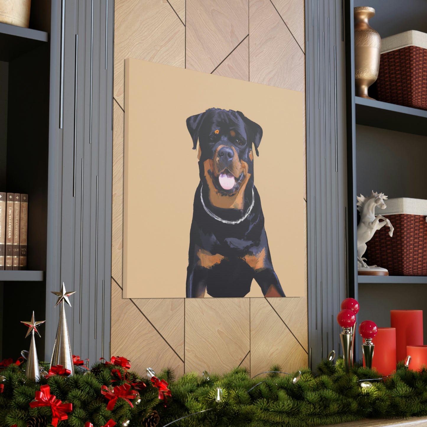 "Rottweiler in Simplicity" - Canvas