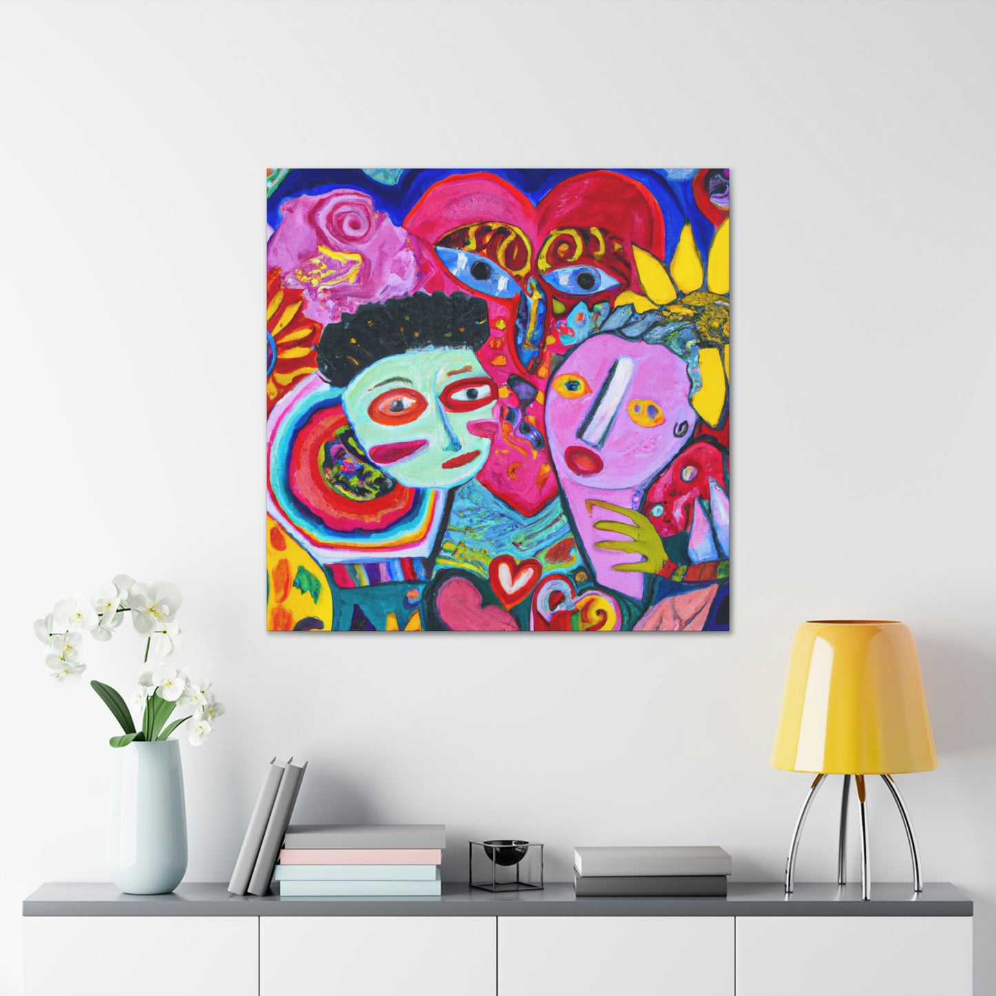 Love Blooms Forever - Canvas