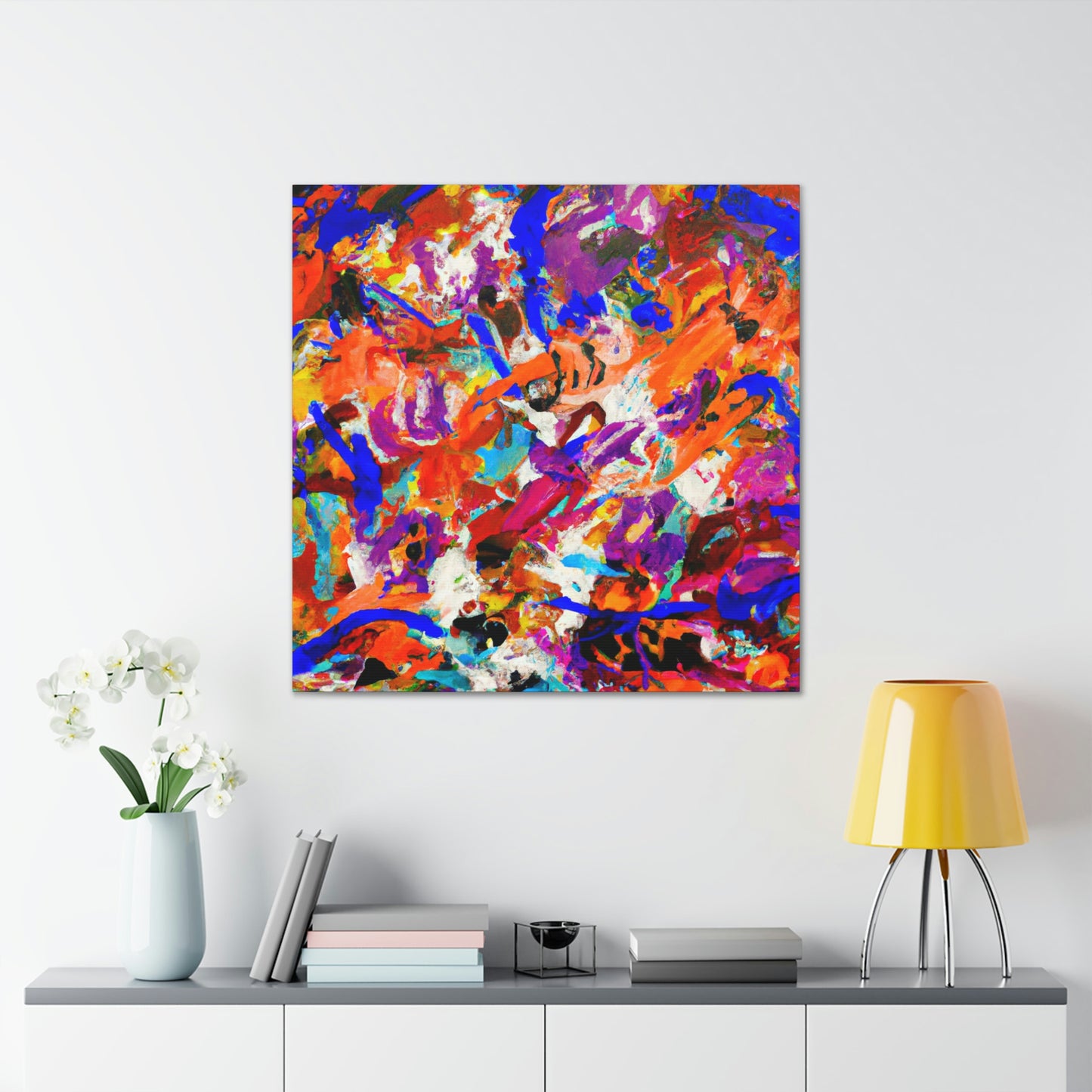 Dawn's Mystic Embrace - Canvas