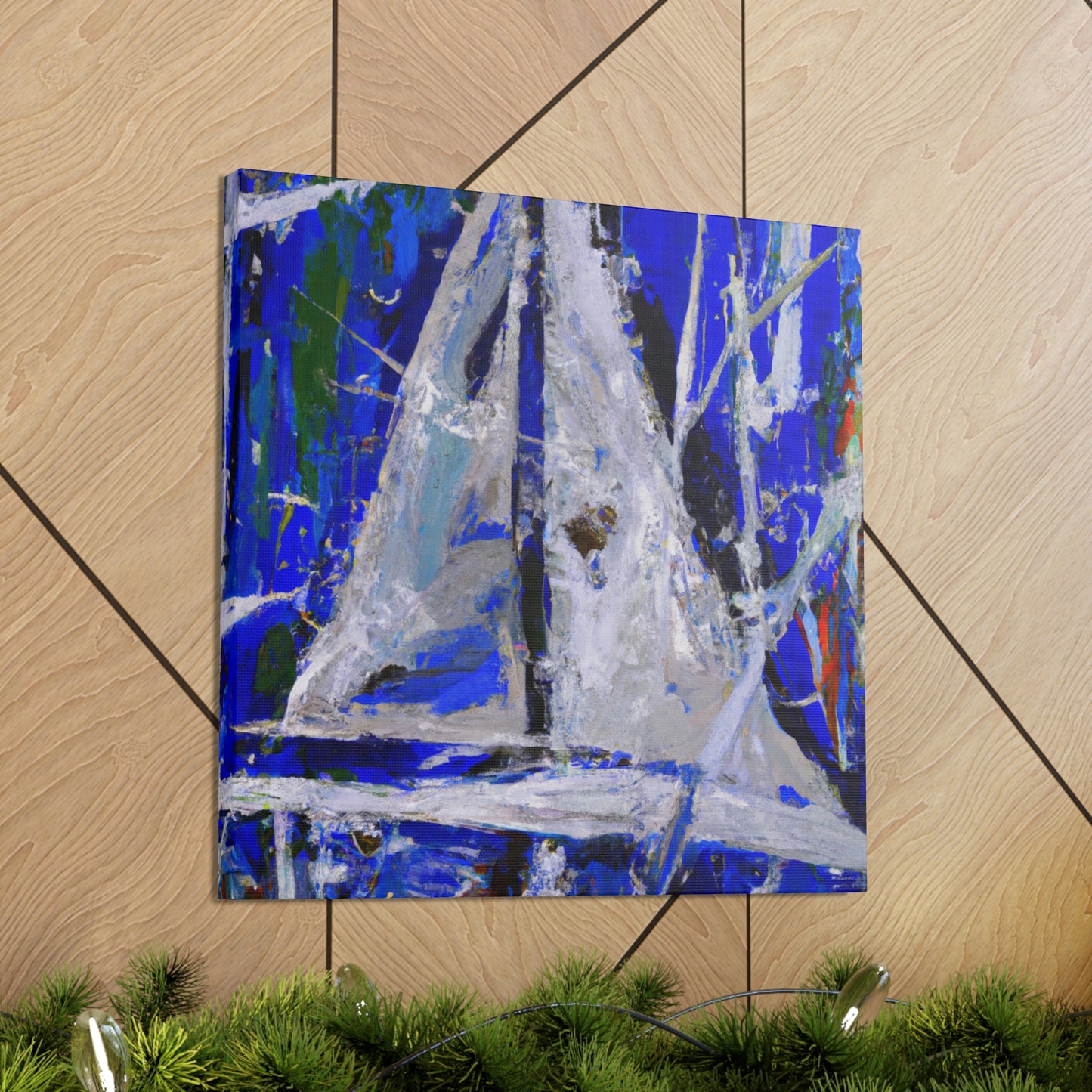 "Yacht on a Wave" - Canvas