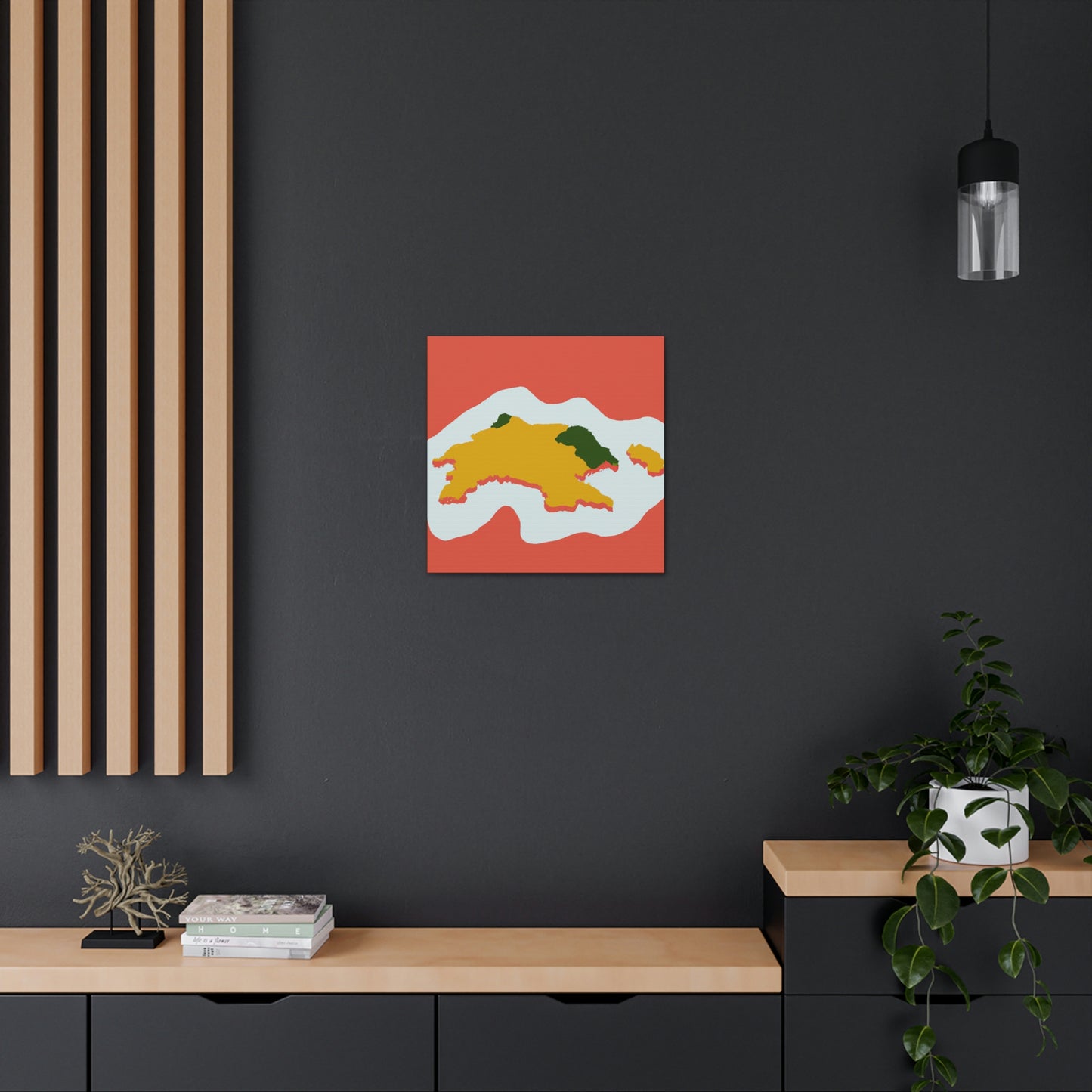 Archipelago in Minimalism - Canvas