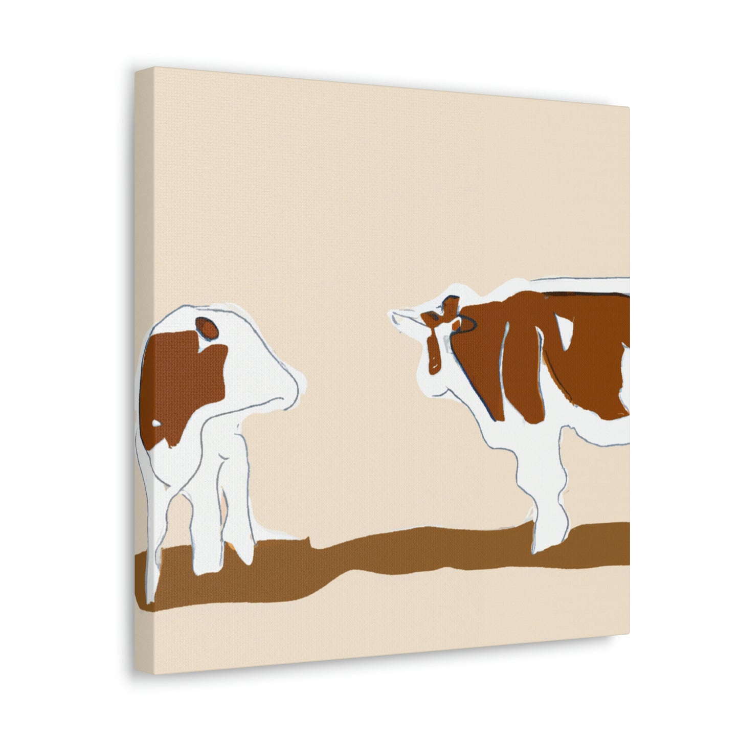 Cows in Simplicity - Canvas