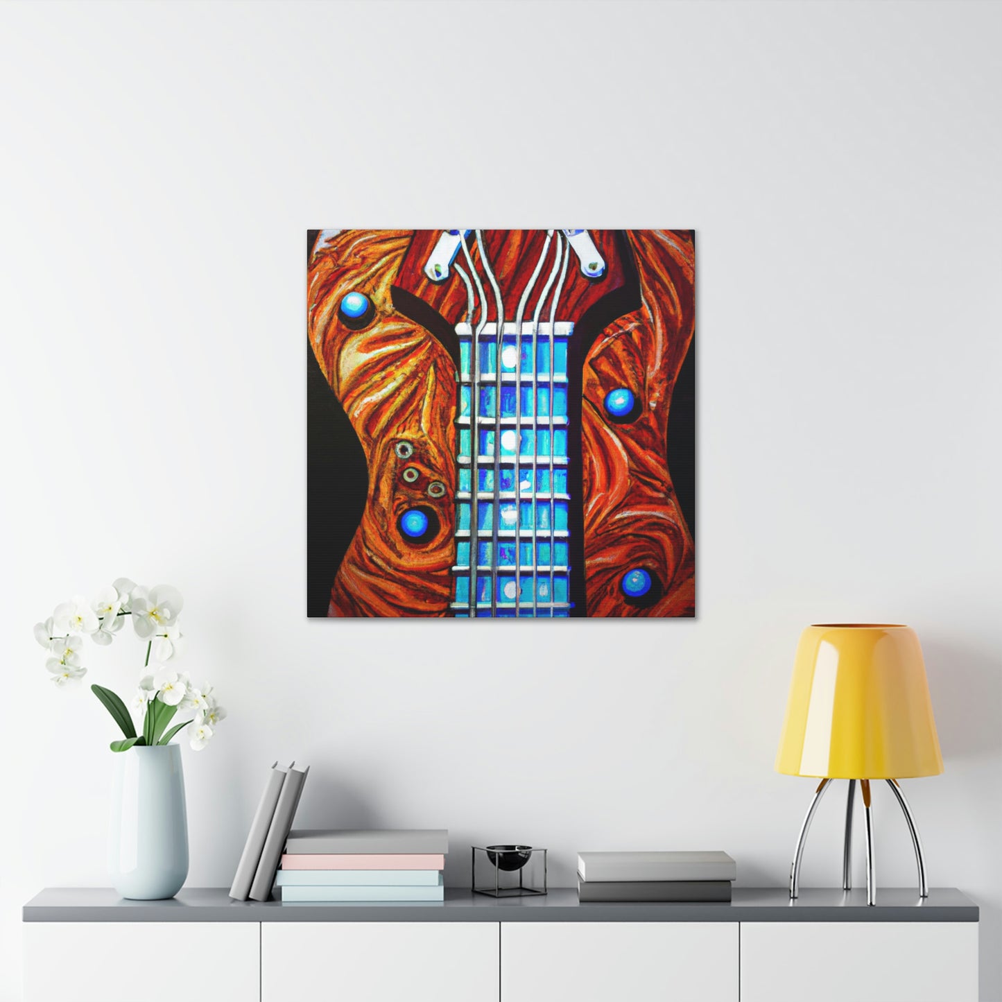 "Guitar Resonance Dreaming" - Canvas