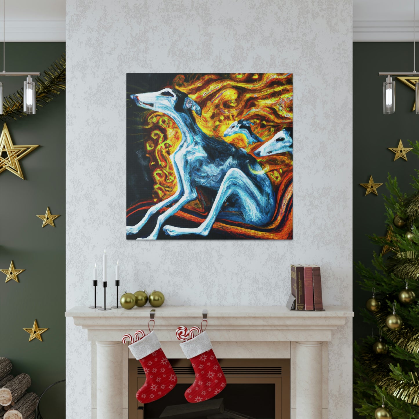 Greyhound of Mirages - Canvas