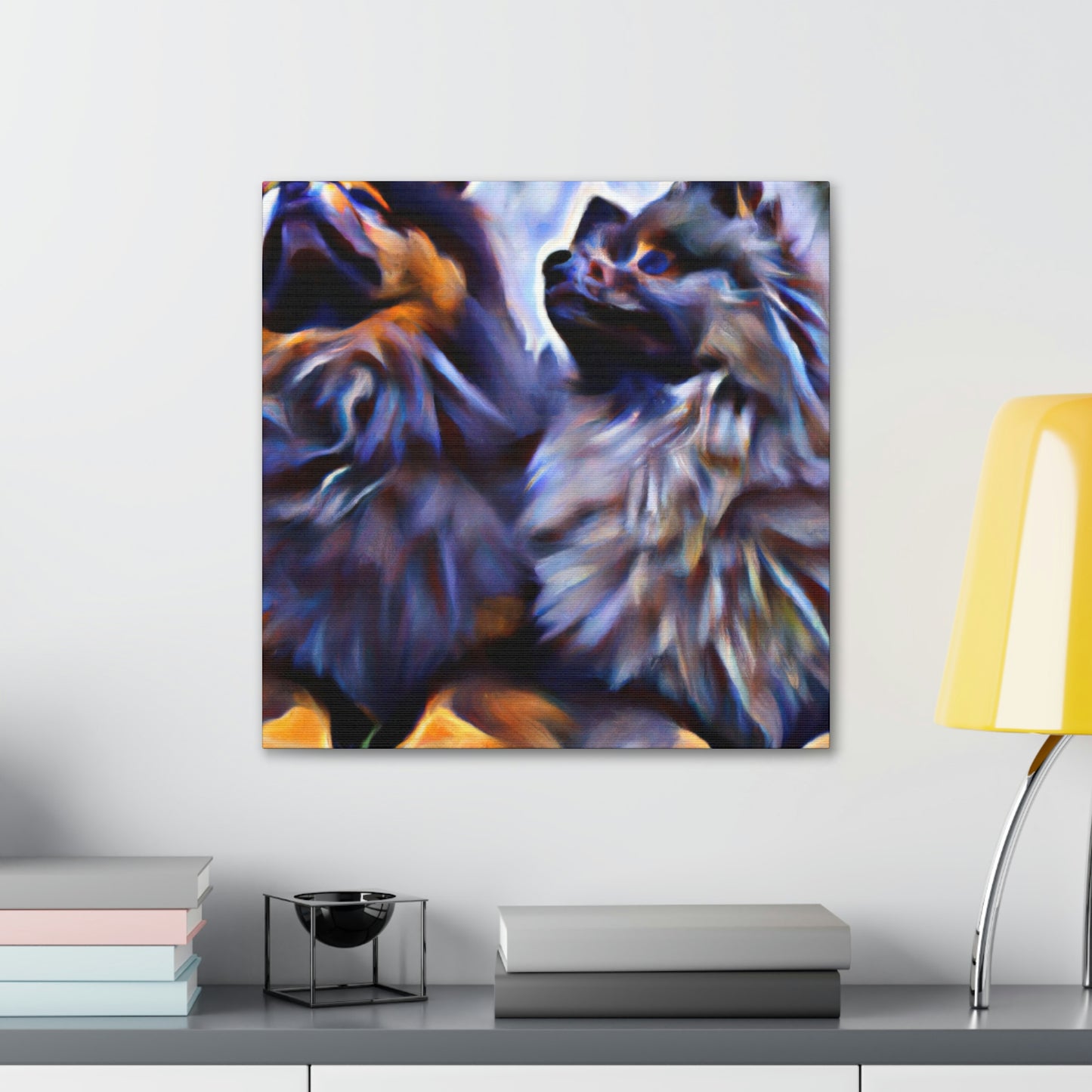 Keeshond in Dreamscape - Canvas