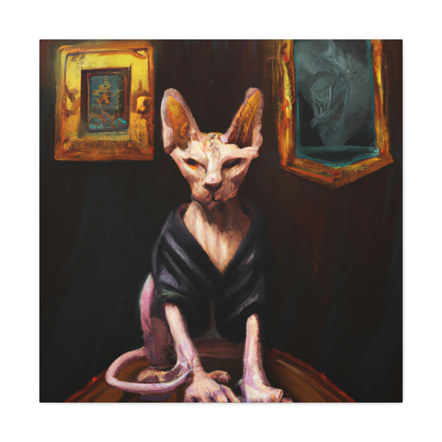 Sphynx in Rococo - Canvas