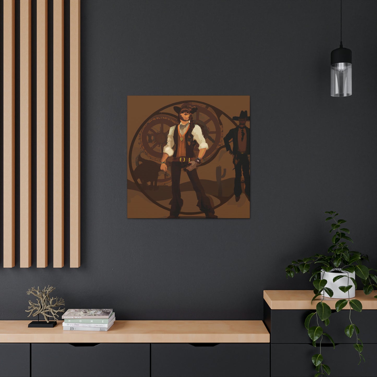 Ranch Hand Steampunked - Canvas