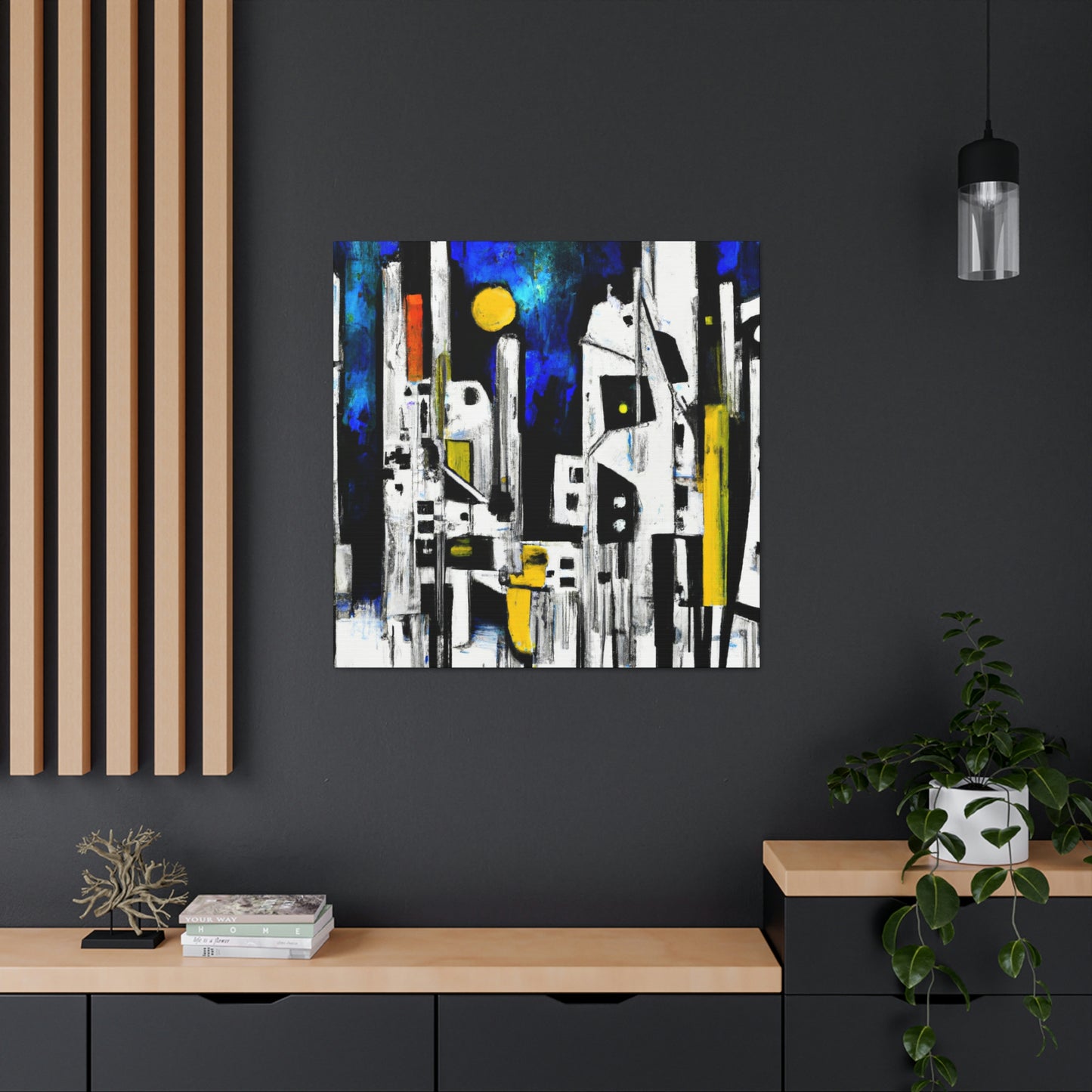 "Bauhaus in Expressionism" - Canvas