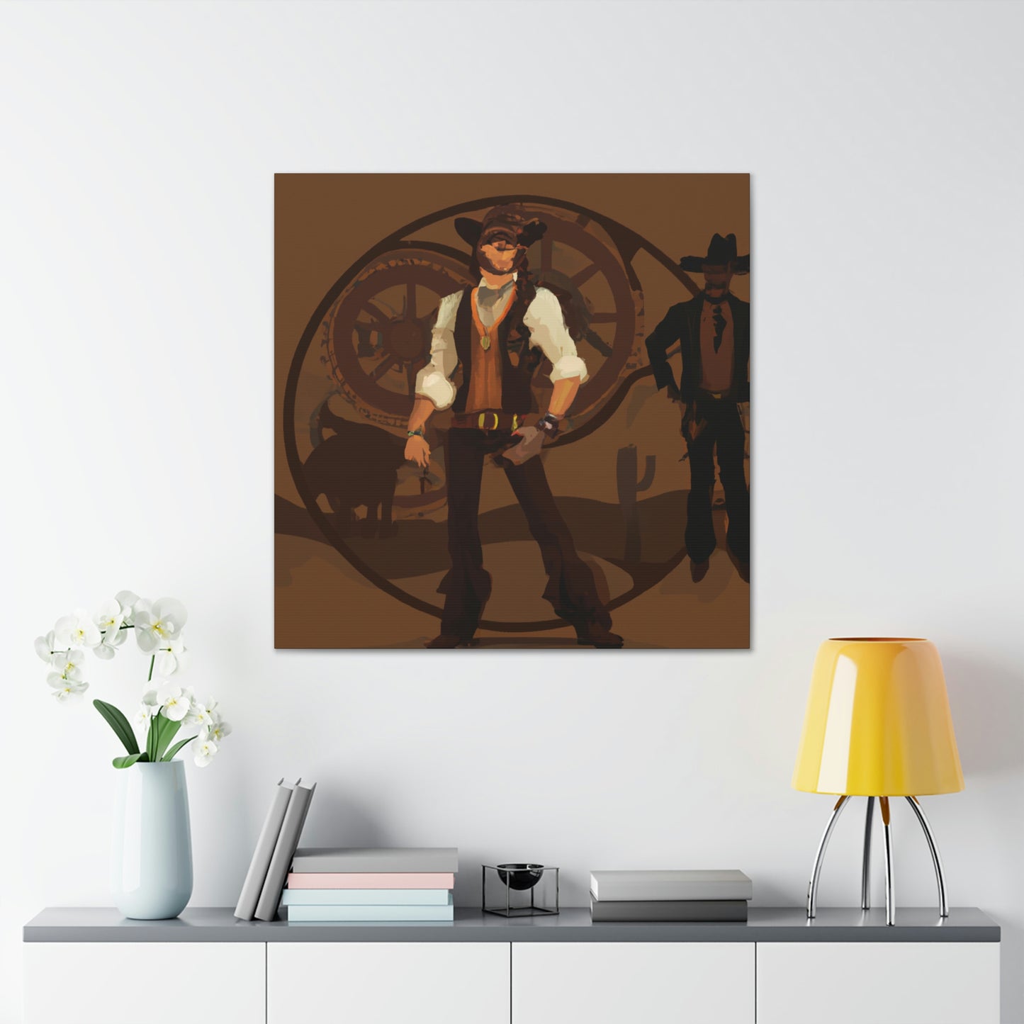 Ranch Hand Steampunked - Canvas