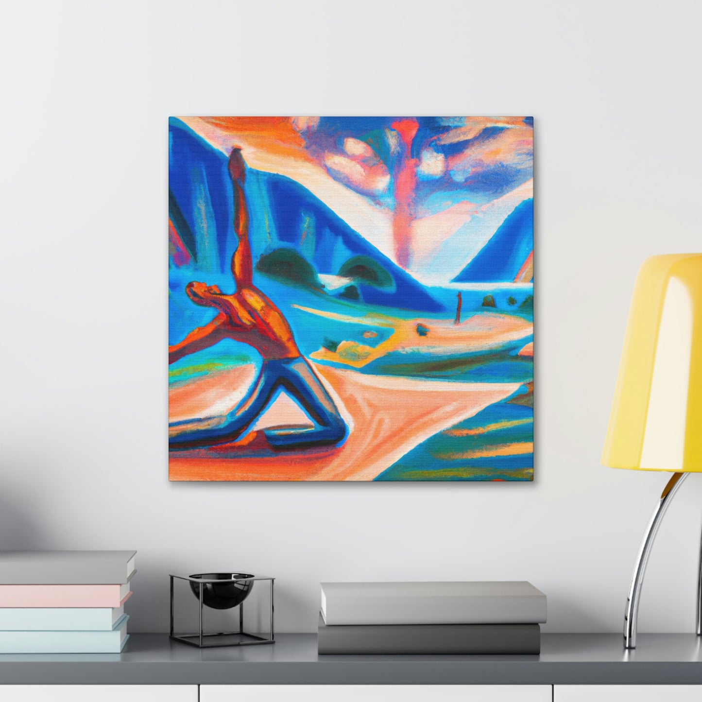 "Yoga at Sunrise" - Canvas