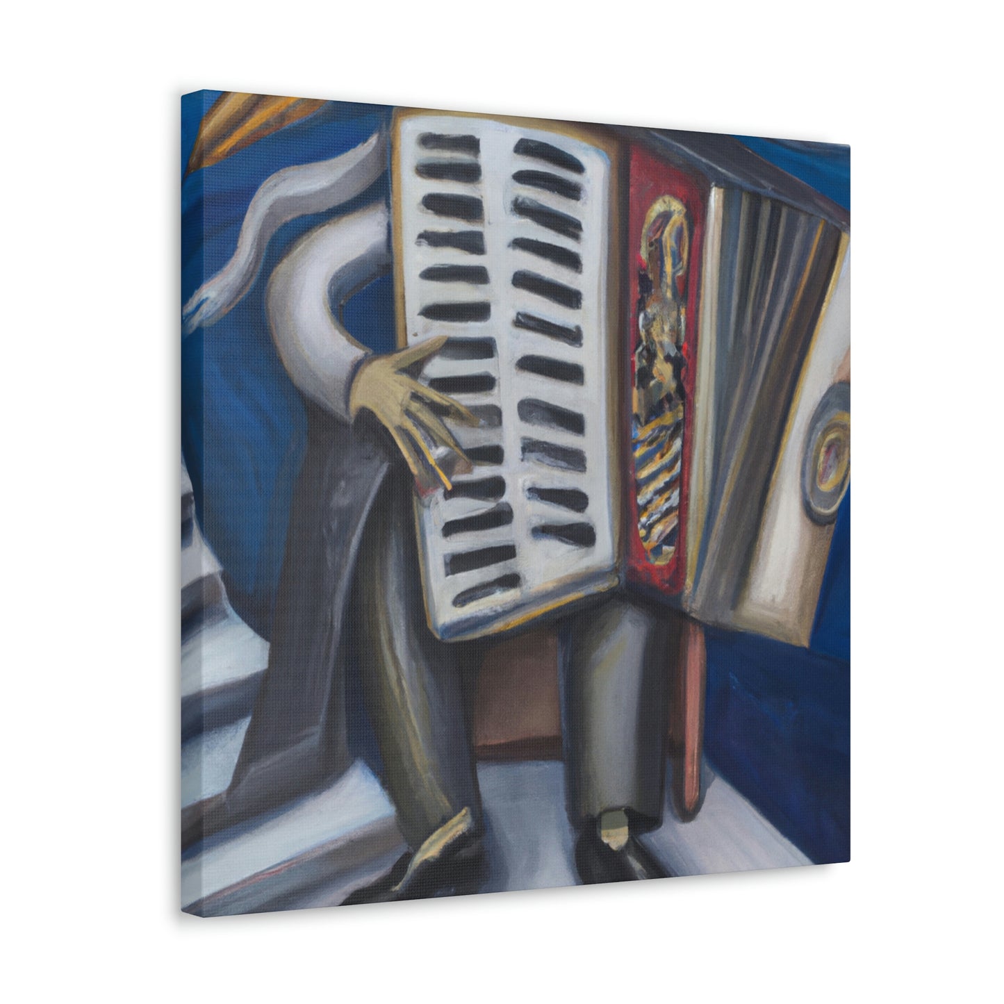 "Accordion in Surrealism" - Canvas