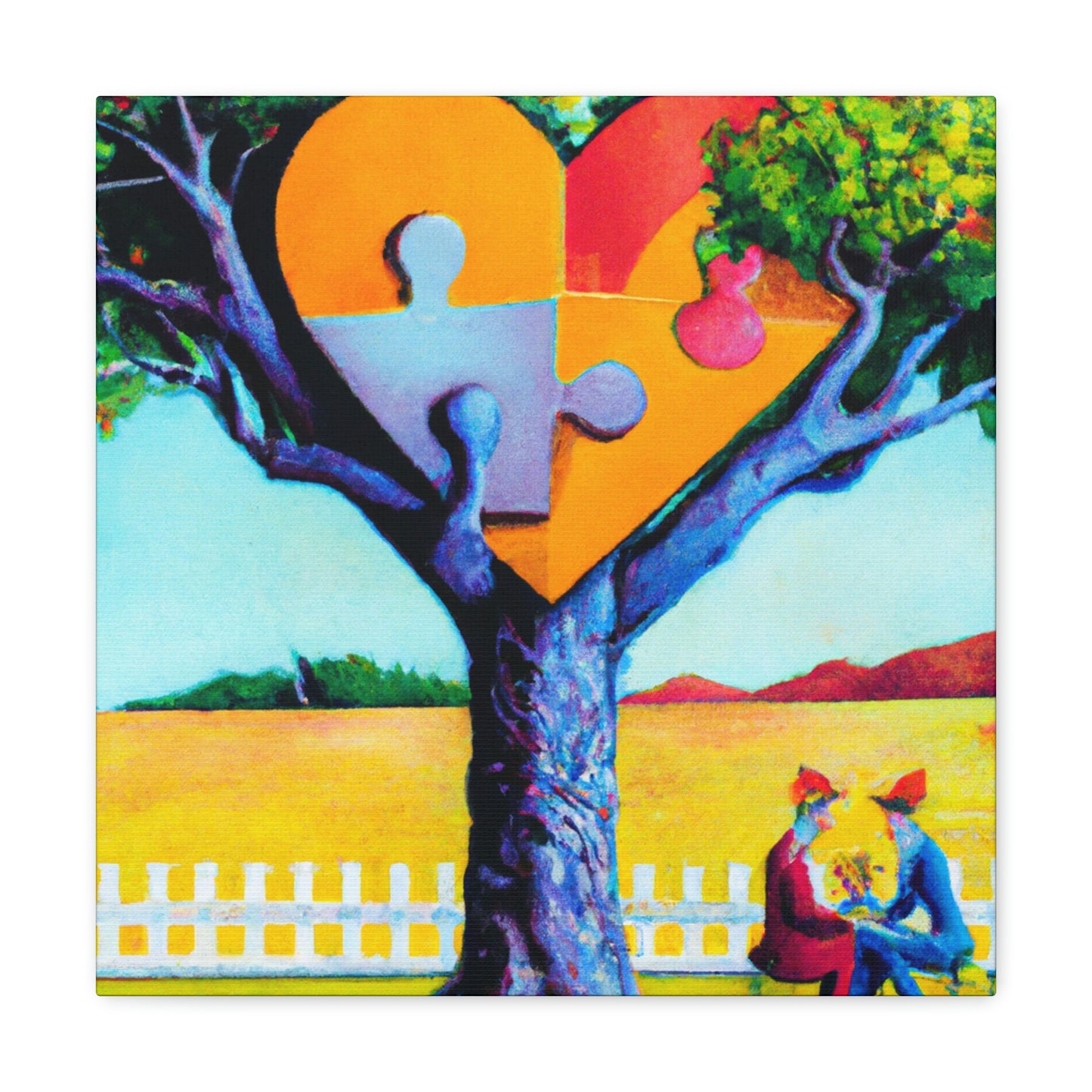 Love Tree in Bloom - Canvas