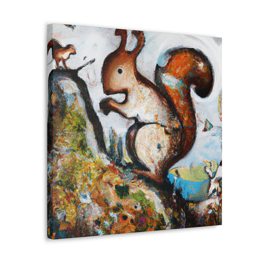 Squirrel in Expressionism - Canvas