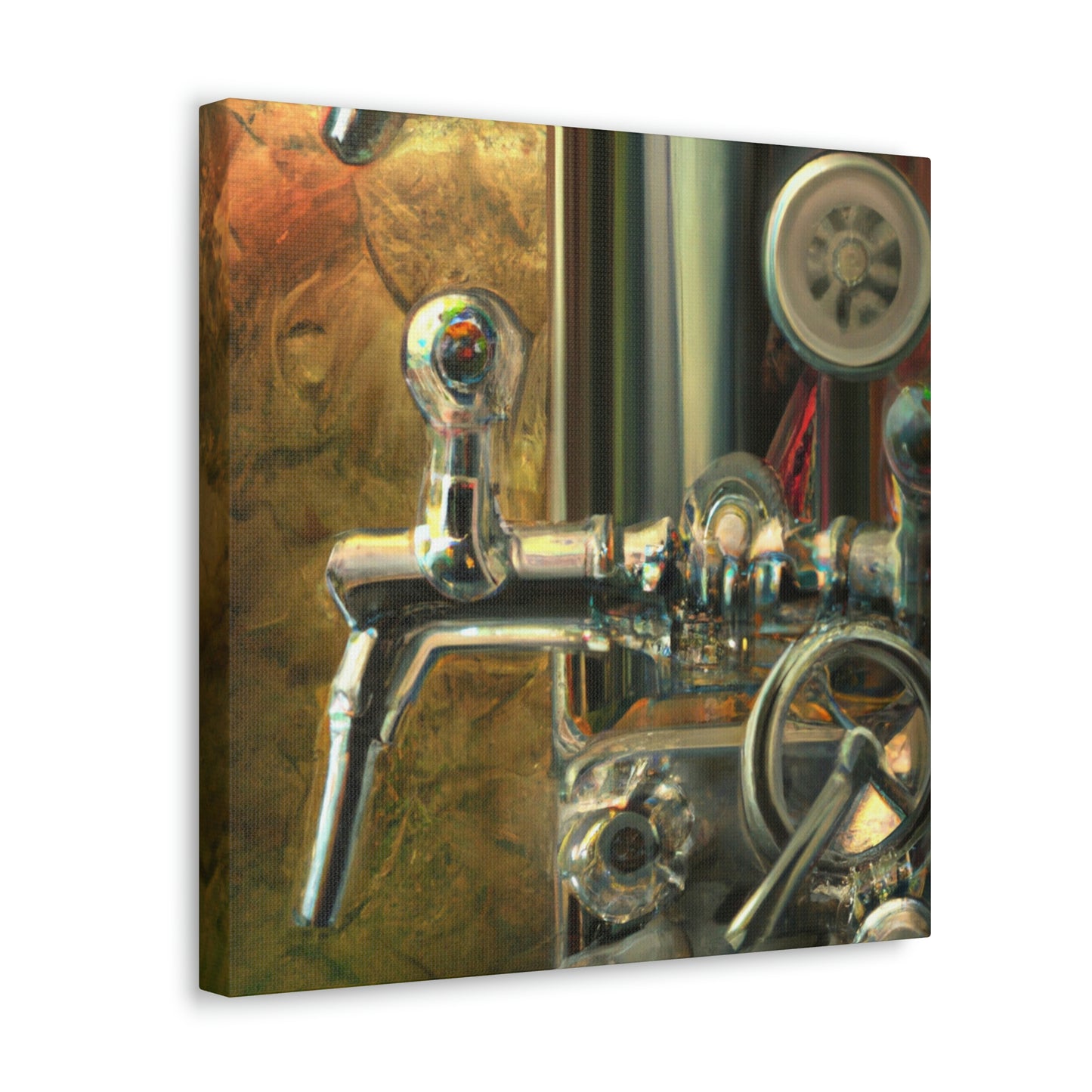 "Tap At The Bar" - Canvas