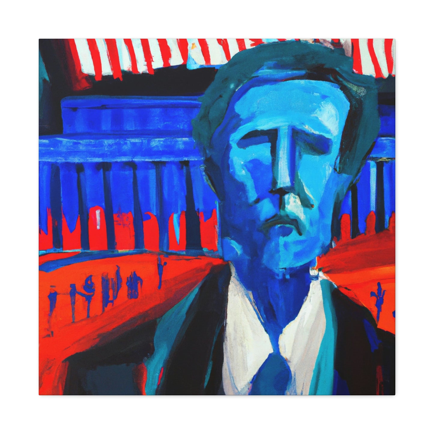 Lincoln in Surreality - Canvas