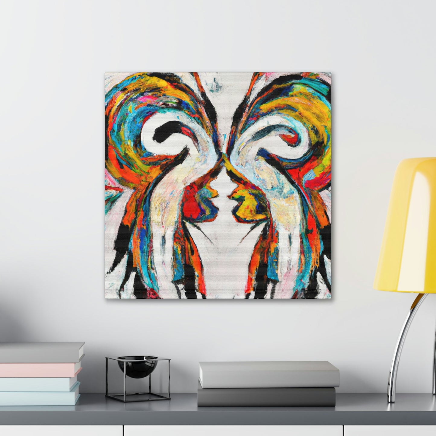 "Love's Winged Embrace" - Canvas