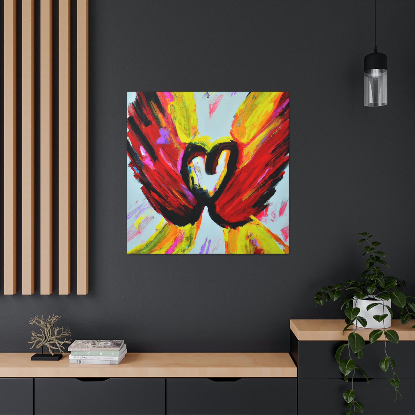 Love's Angelic Wings - Canvas