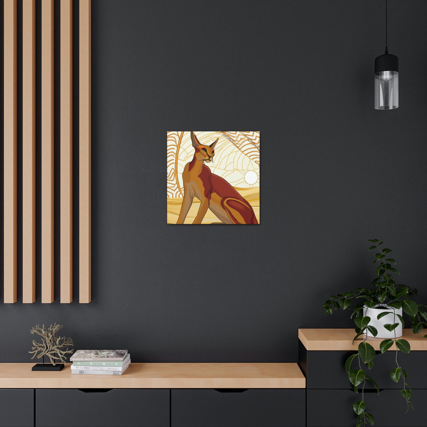 Radiant Caracal Splendor - Canvas