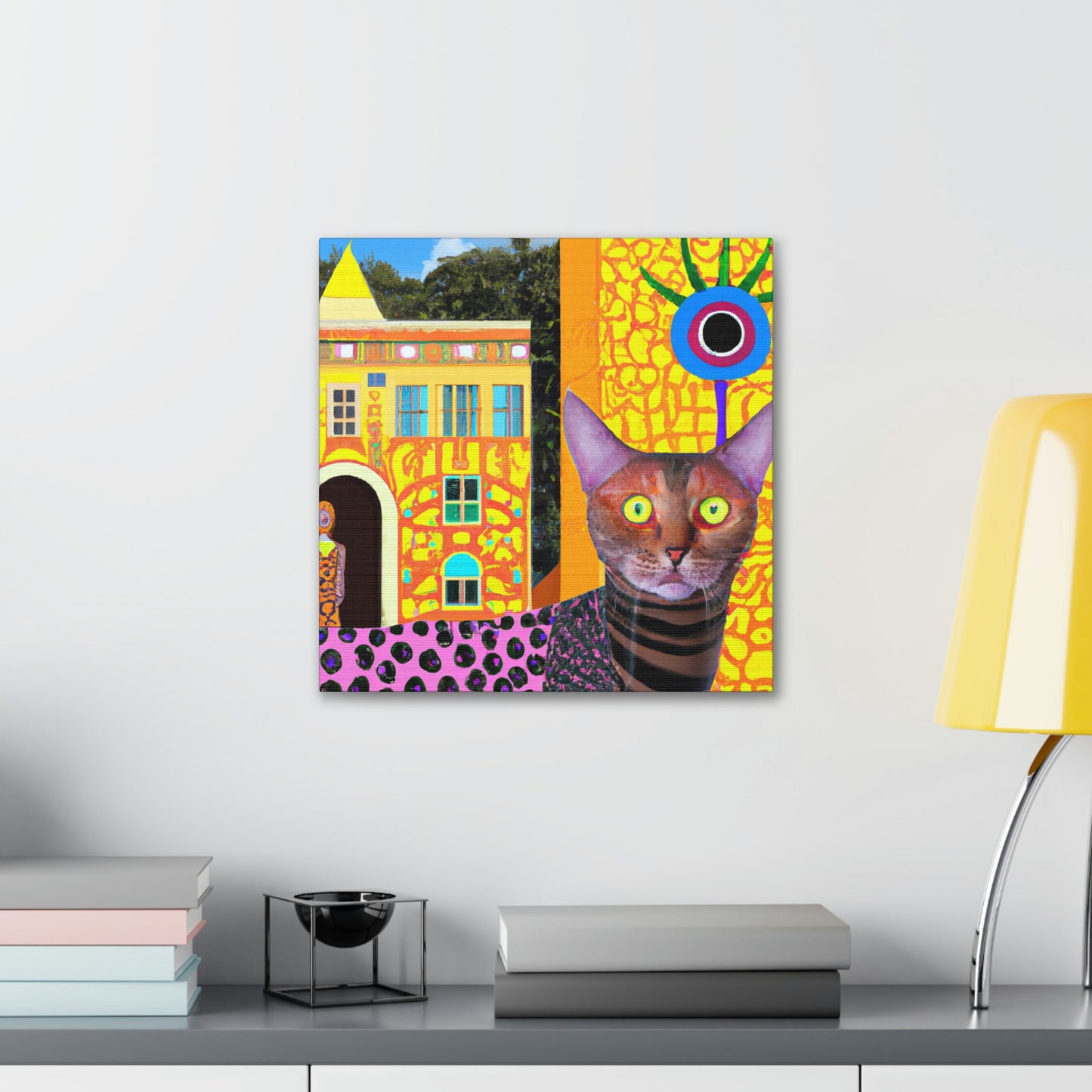 Gilded Abyssinian Monarch - Canvas