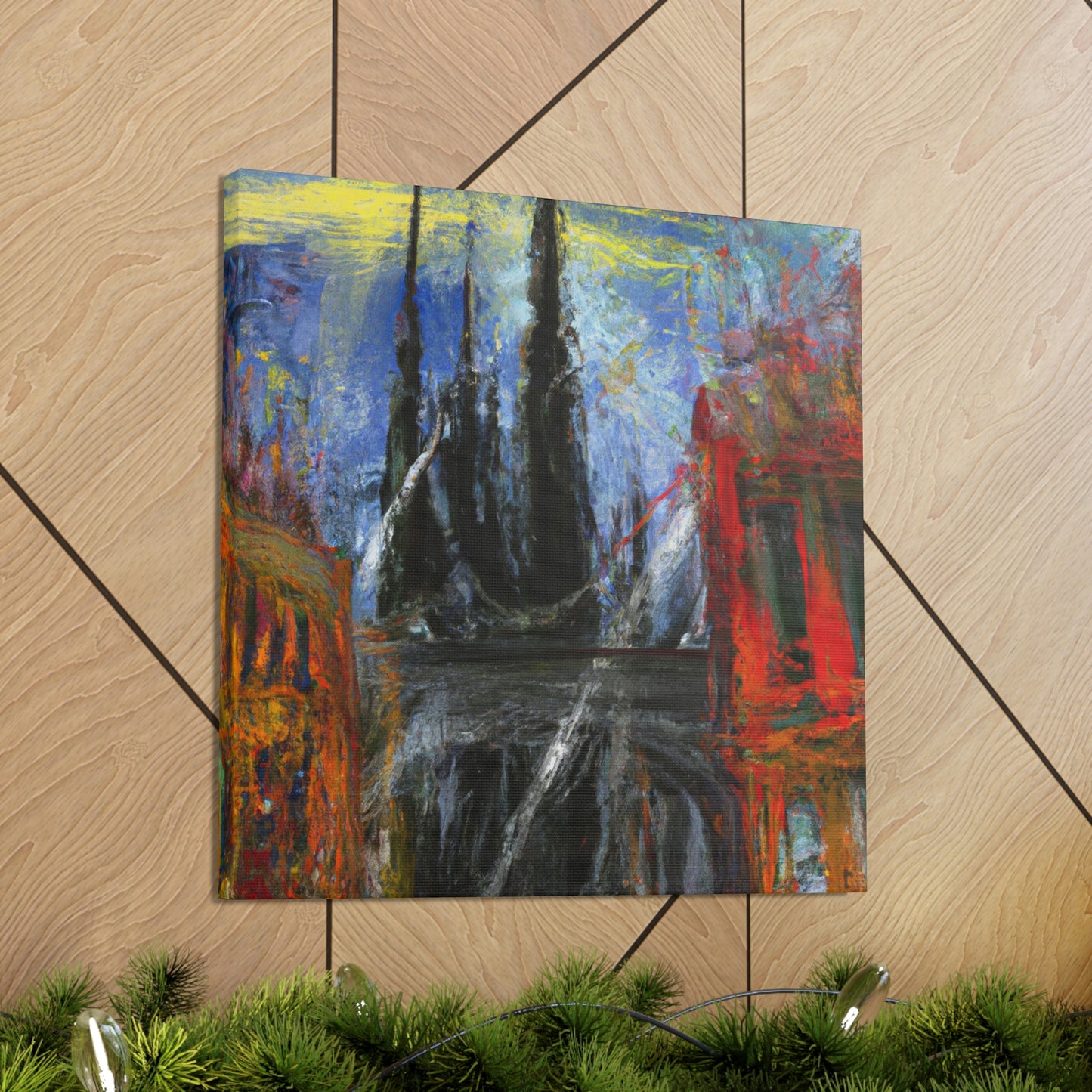 "Gothic Mystery Expressionism" - Canvas