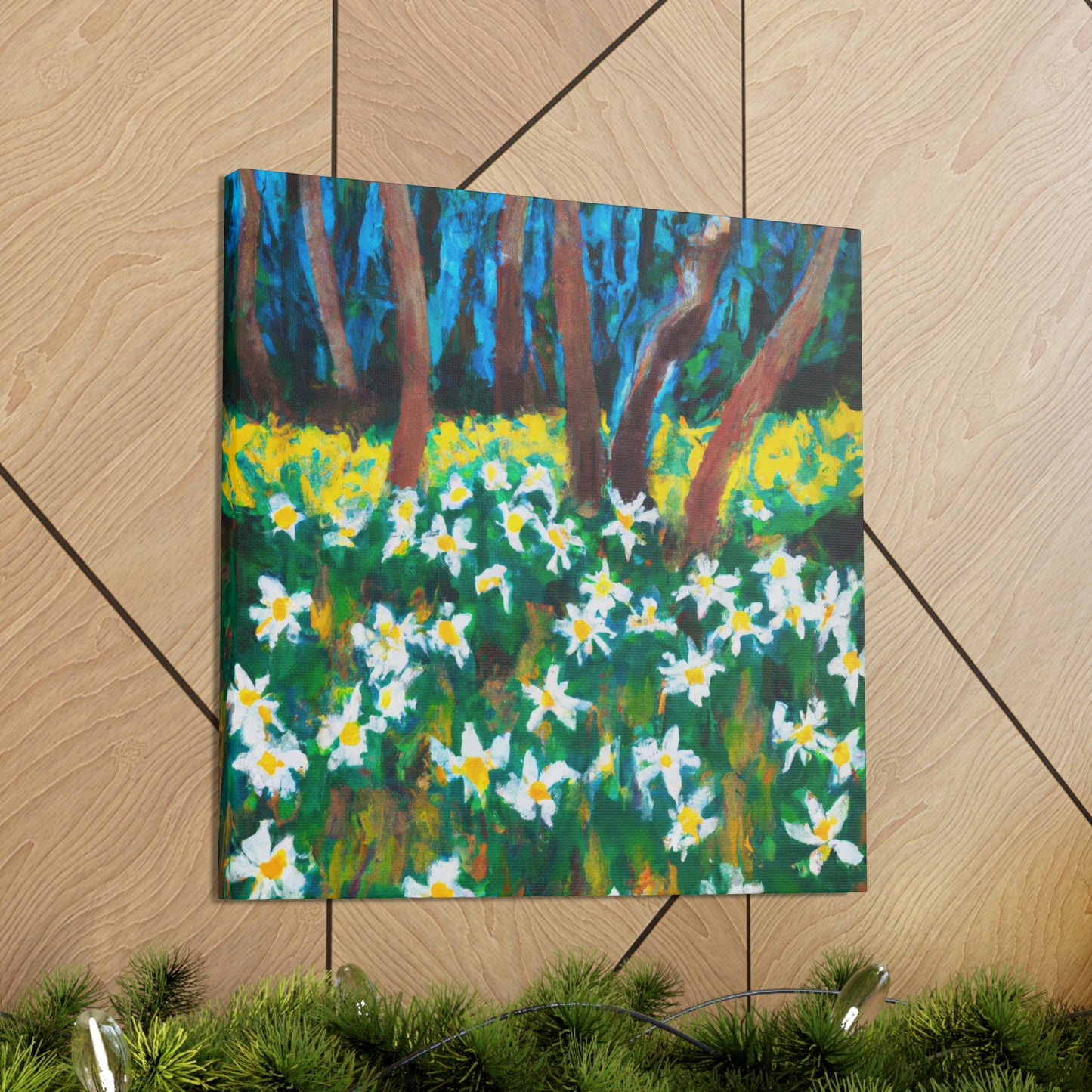 "Daffodil: Awe Ablaze" - Canvas