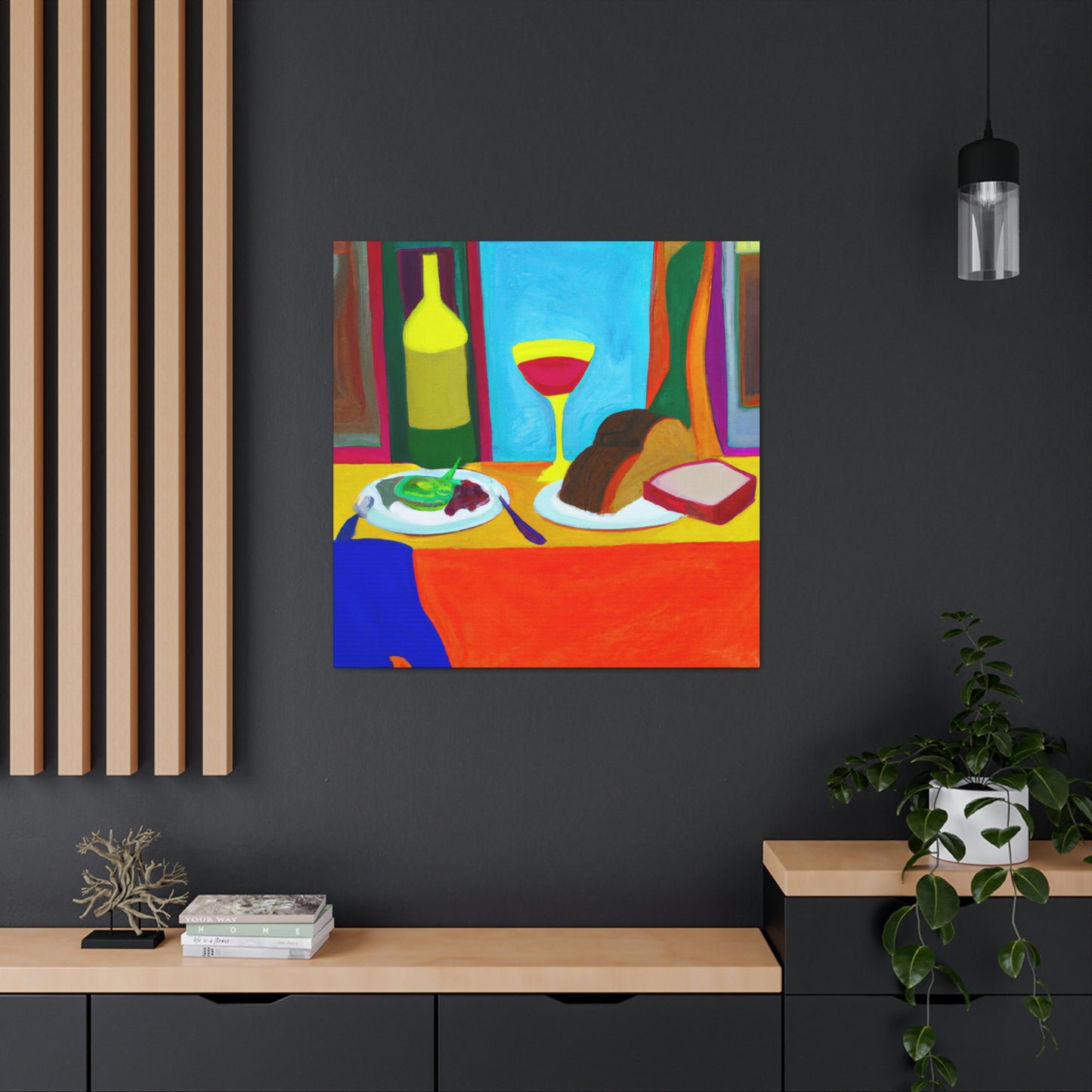 Breaking Bread Together - Canvas