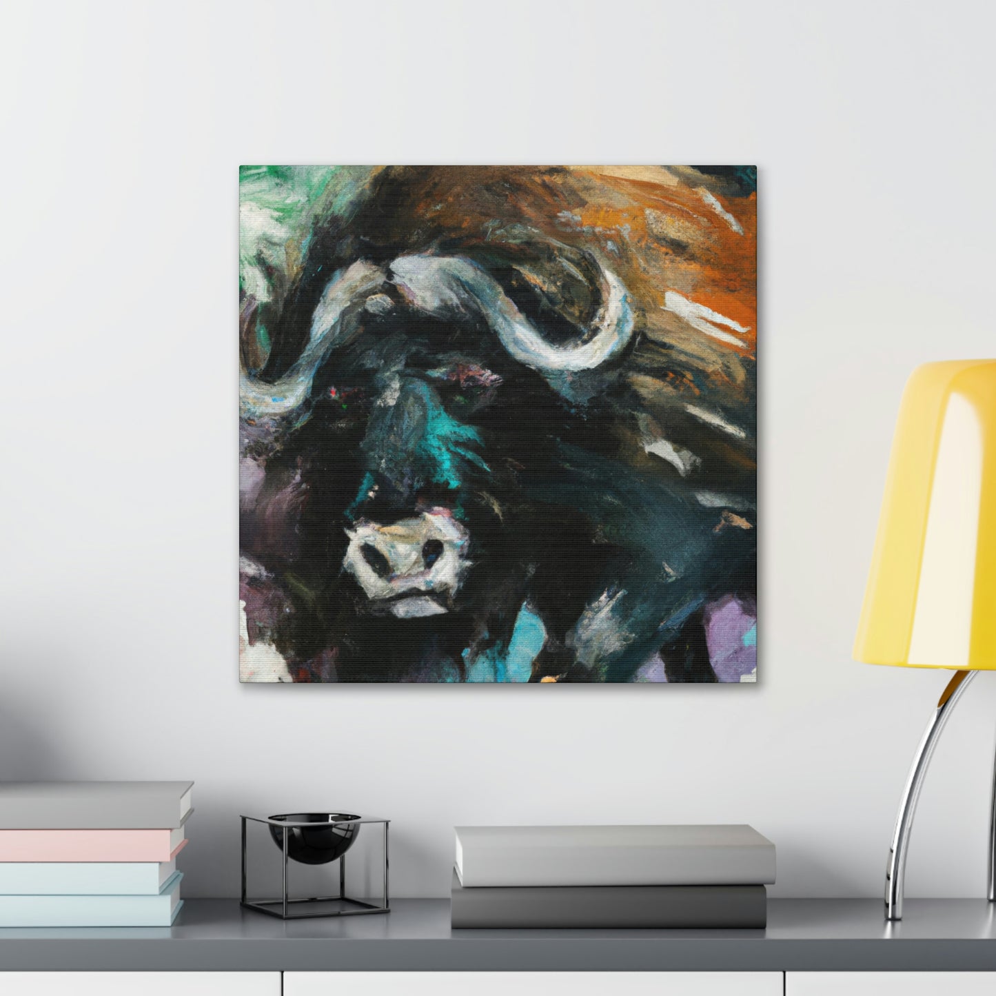 "Musk Ox Expressionism" - Canvas