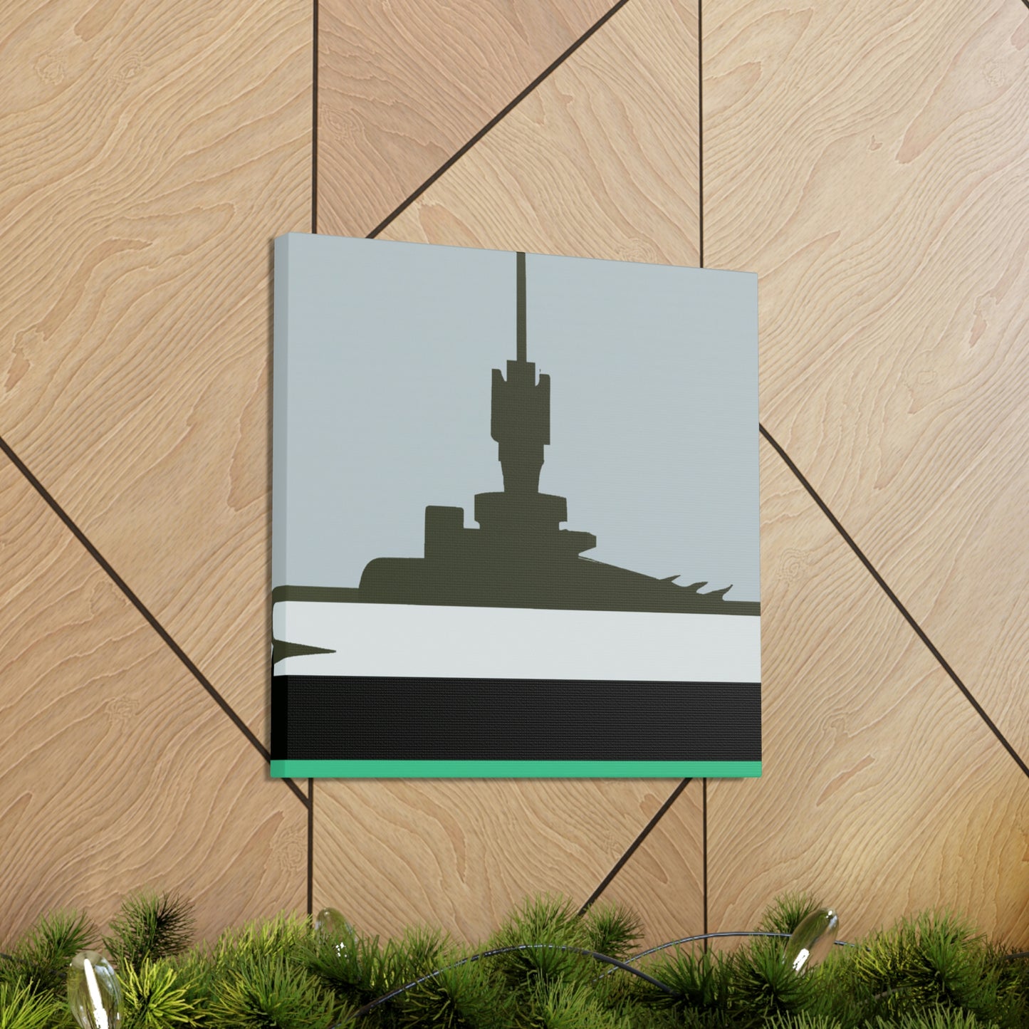 "Battleship Minimalism" - Canvas