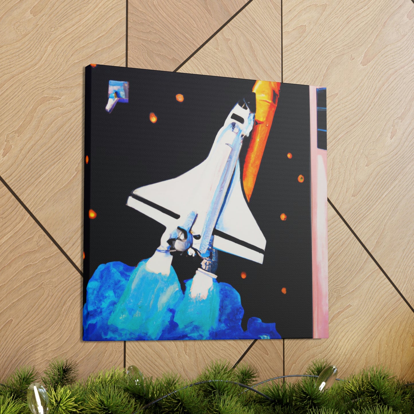 "Space Shuttle Reimagined" - Canvas