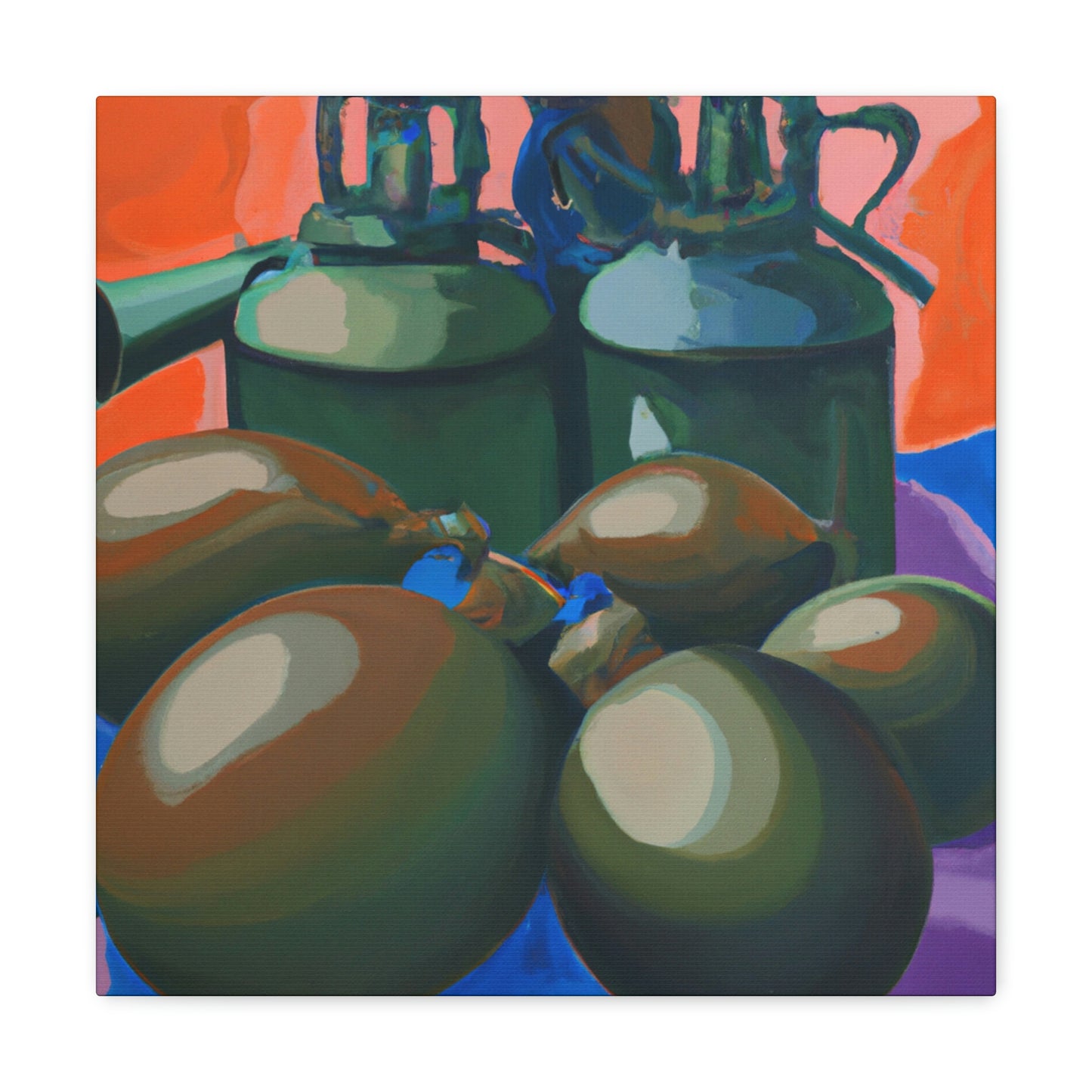 Grenades in Fauvism - Canvas